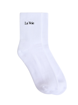 La Voie Sock - White / Corsica