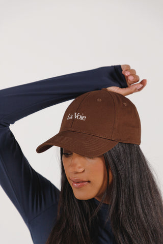 La Voie Classic Cap - Cocoa / Cream